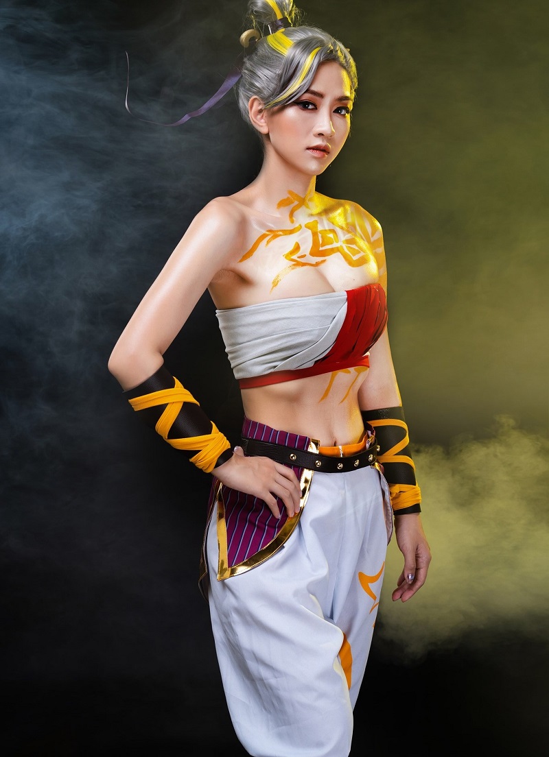 gái xinh cosplay free fire cực xinh