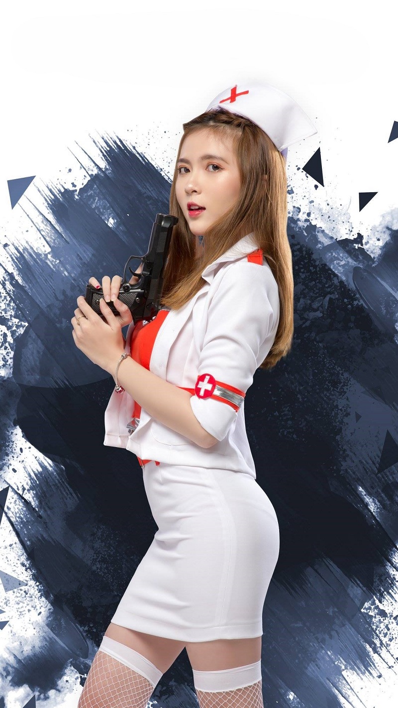 gái xinh cosplay free fire