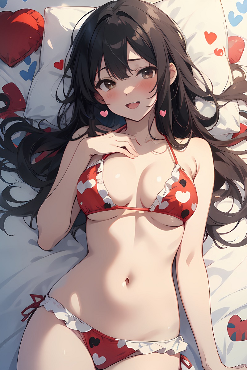 gái xinh anime mặc bikini siêu đẹp